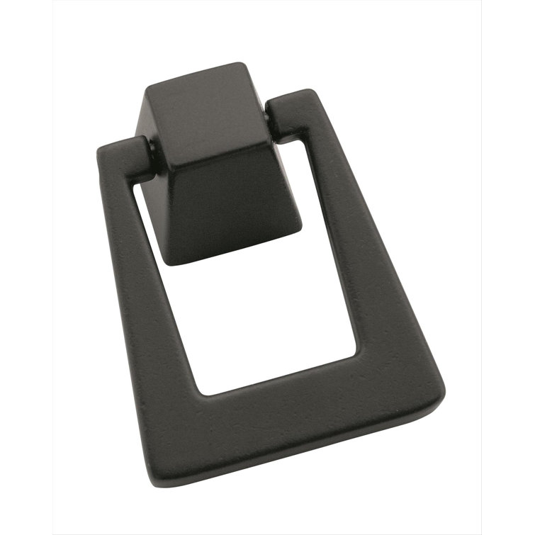 Black Bronze Drop Bail Cabinet Drawer Pull with Mounting Hardware