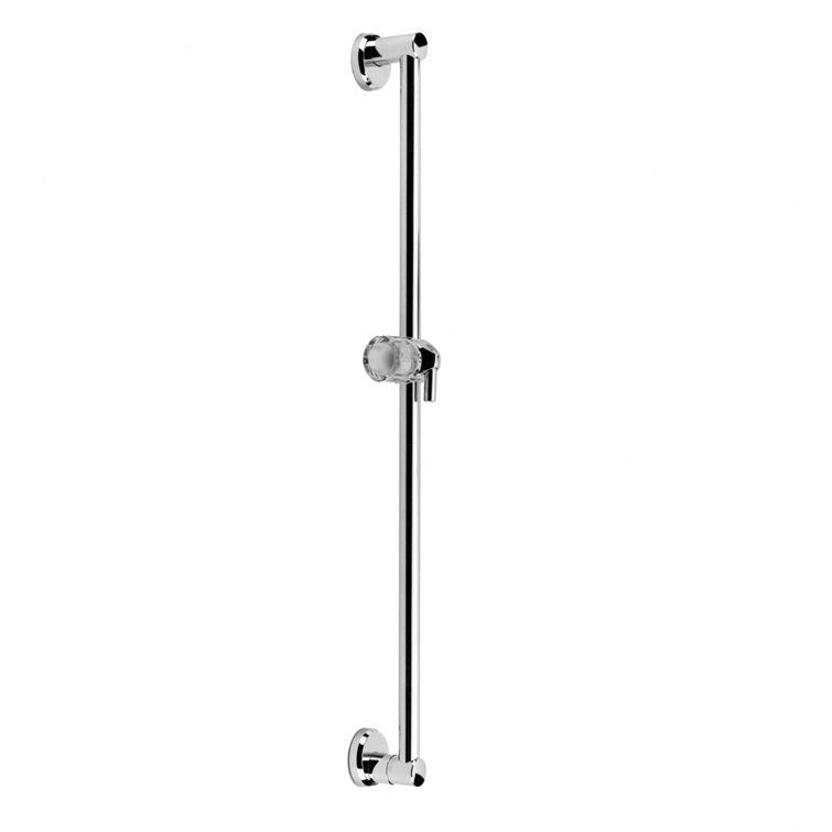 Polished Chrome 30-Inch Wall Mount Slide Bar