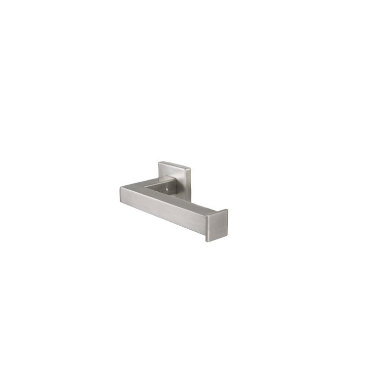 Primo Brushed Nickel Wall Mounted Toilet Paper Holder