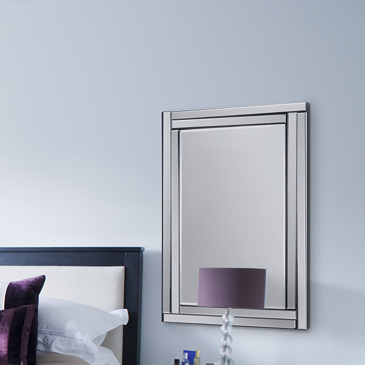 Ava Rectangular Beveled Bathroom Vanity Mirror 29" x 40"