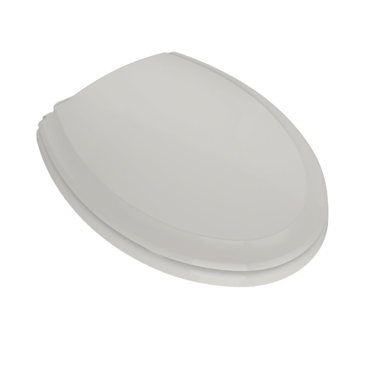 Colonial White Elongated SoftClose Toilet Seat with Lid