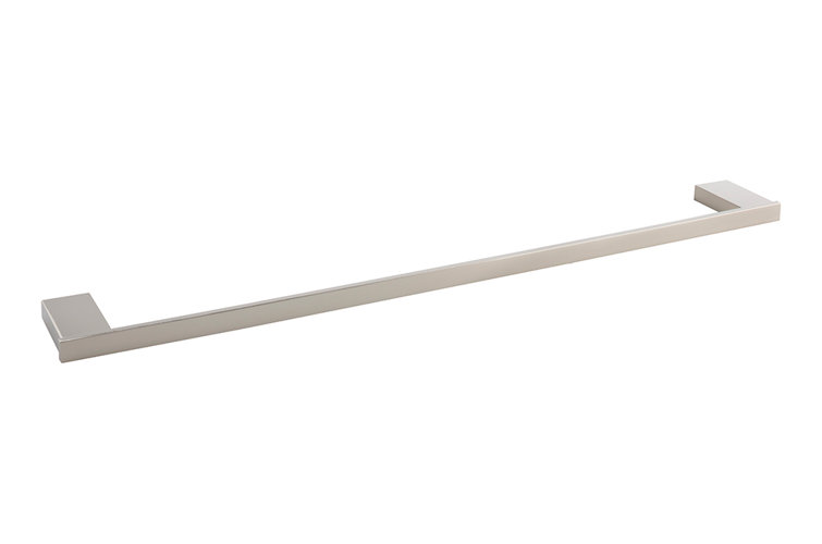 Parker Polished Nickel 23.625" Modern Wall Mounted Towel Bar