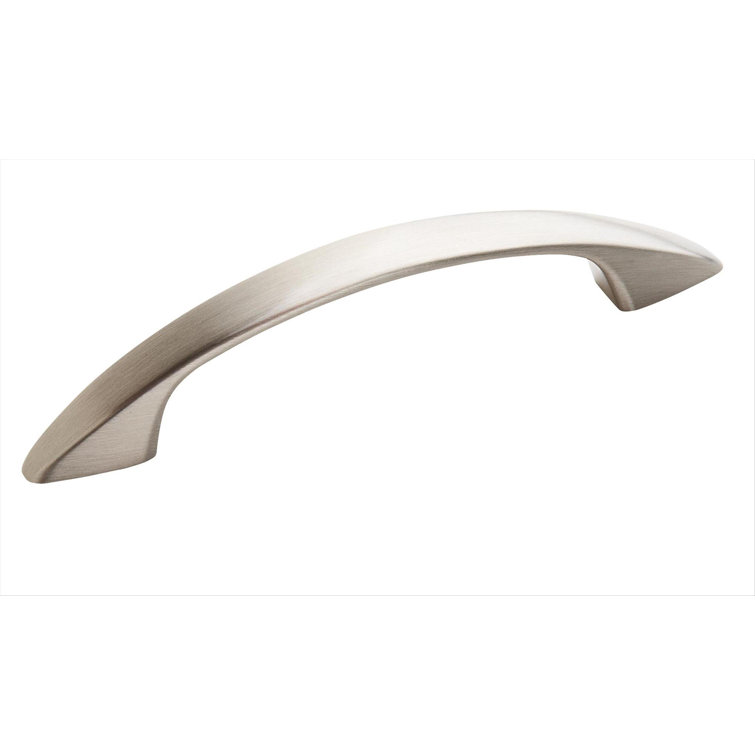 Allison Satin Nickel Arch Cabinet Pull with Mounting Hardware