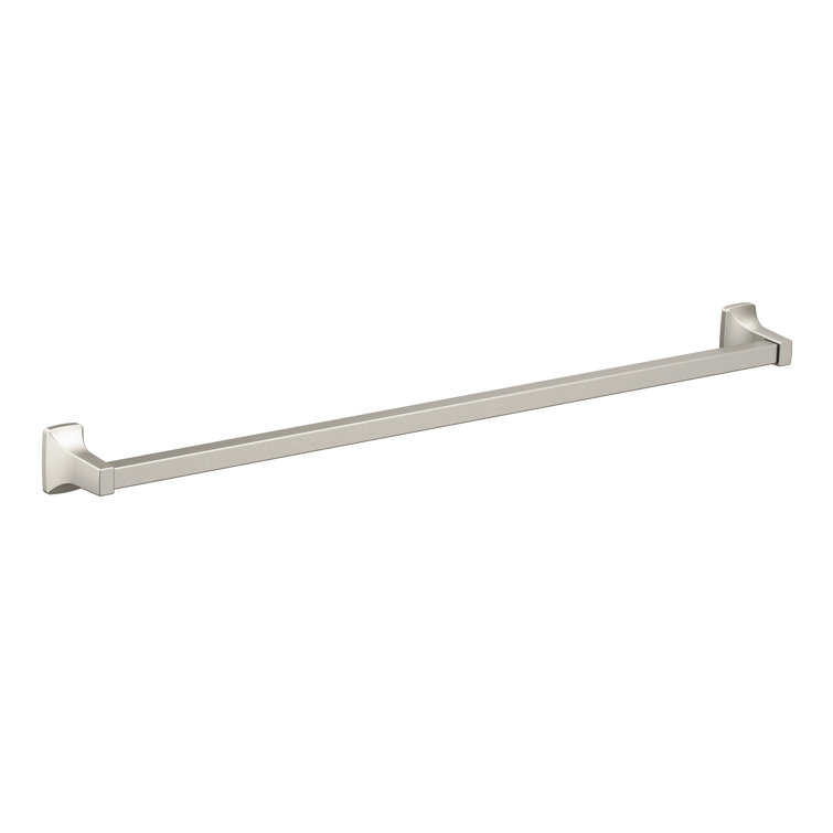 Brushed Nickel 30" Modern Wall Mounted Towel Bar