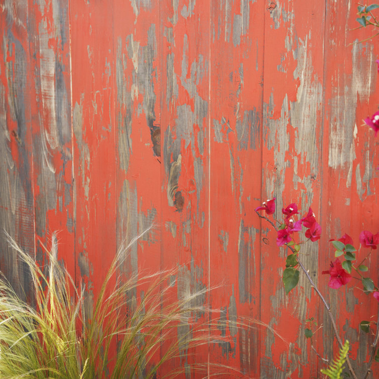 New Orange Painted Pine Wood Wall Panels