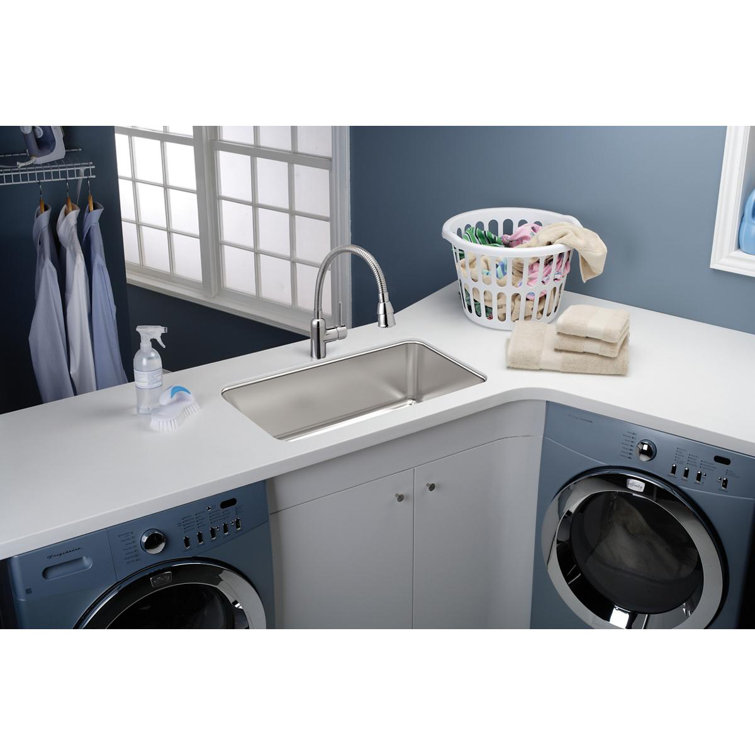 Lustertone 31" Stainless Steel Single Bowl Undermount Sink