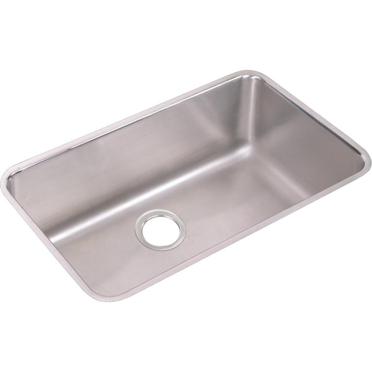 Lustertone 30.5" Stainless Steel Single Bowl Undermount Sink