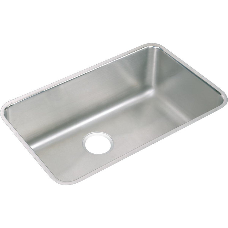 Lustertone 31" Stainless Steel Single Bowl Undermount Sink