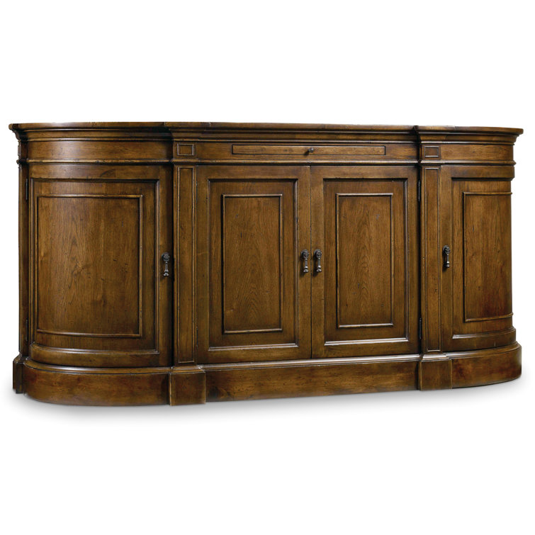 Archivist 80'' Pecky Pecan Sideboard with Bluestone Top