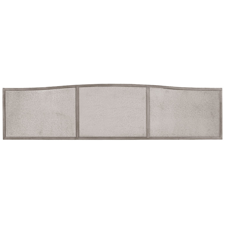 Beige Mirrored Poplar Traditional Media Console