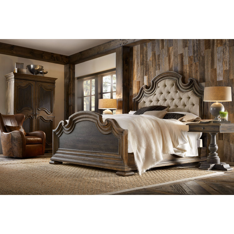 Traditional Brown Wood 1-Drawer Pedestal Nightstand