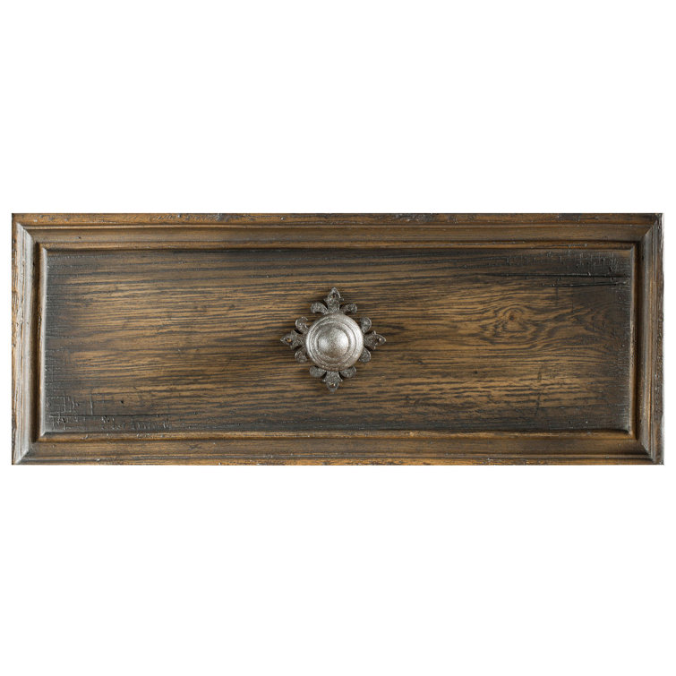 Traditional Brown and Black 9-Drawer Dresser with Felt Lining