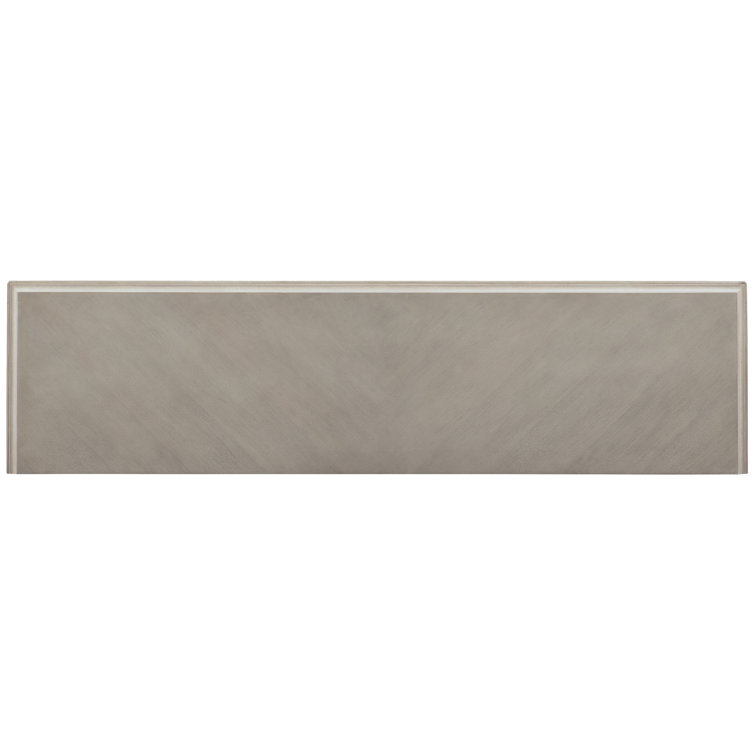 Gray Light Wood 6-Drawer Dresser with Dovetail Drawer
