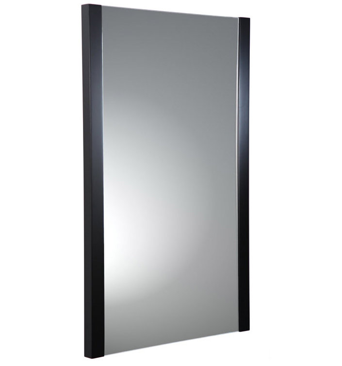 Espresso Wood Framed Rectangular Bathroom Vanity Mirror 31.5"