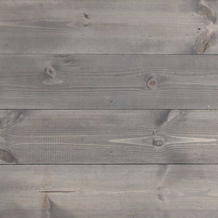 Dry Brush Gray Pine Wood Wall Paneling 5.5" x 47.5"