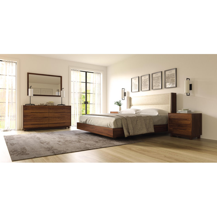 Sloane Natural Walnut 2-Drawer Minimalist Dresser