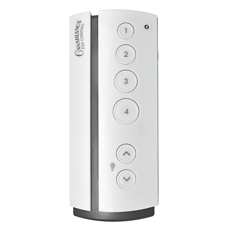 White Universal 4-Speed Ceiling Fan Remote Control