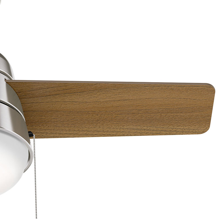 36'' Brushed Nickel Ceiling Fan with LED Light Kit