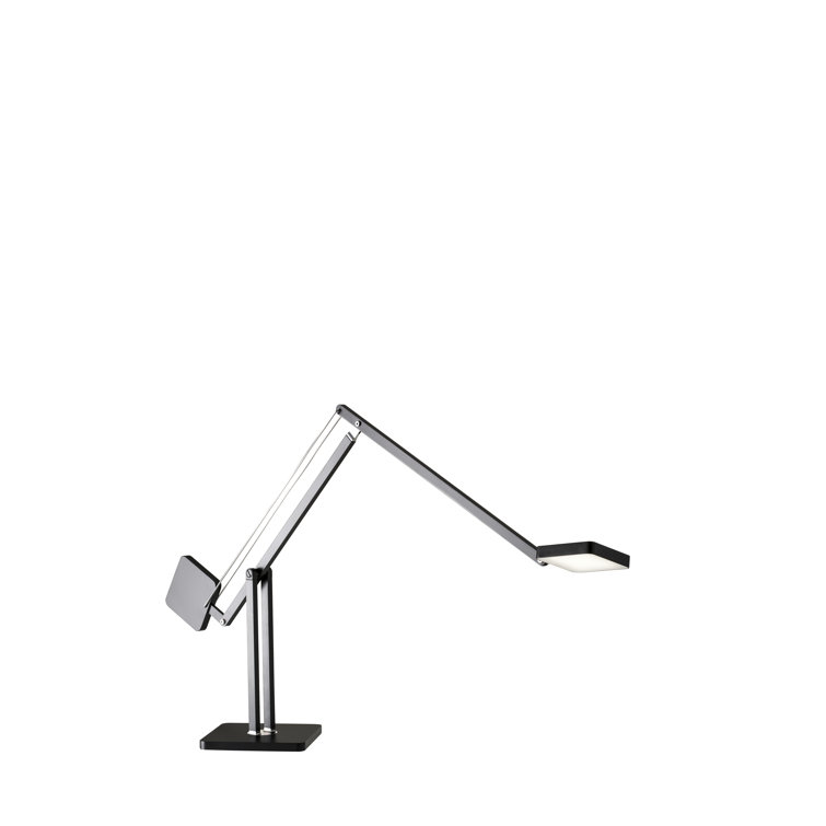 Matte Black Adjustable LED Desk Lamp with Touch Control