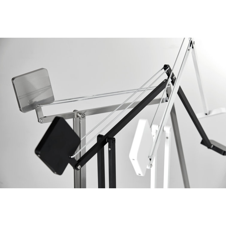 Matte Black Adjustable LED Task Floor Lamp