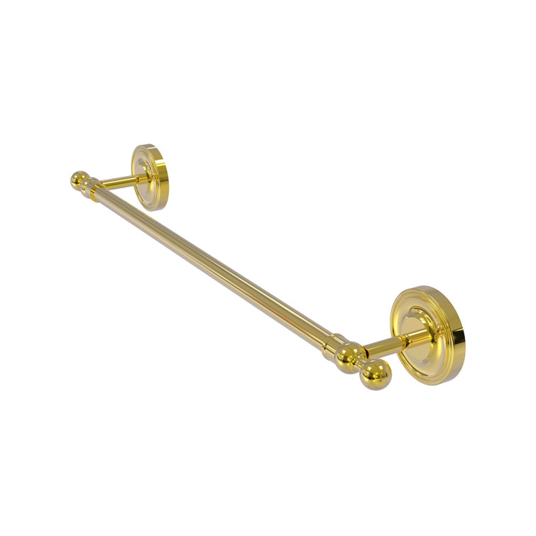 Polished Brass 24'' Wall Mounted Towel Bar