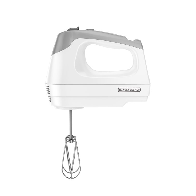 BLACK+DECKER MX3000 Black And Decker White 6 Speed Hand Mixer - White