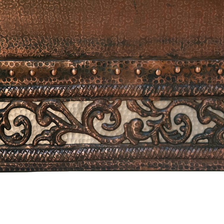 67" Oil Rubbed Bronze Hammered Copper Double Slipper Bathtub