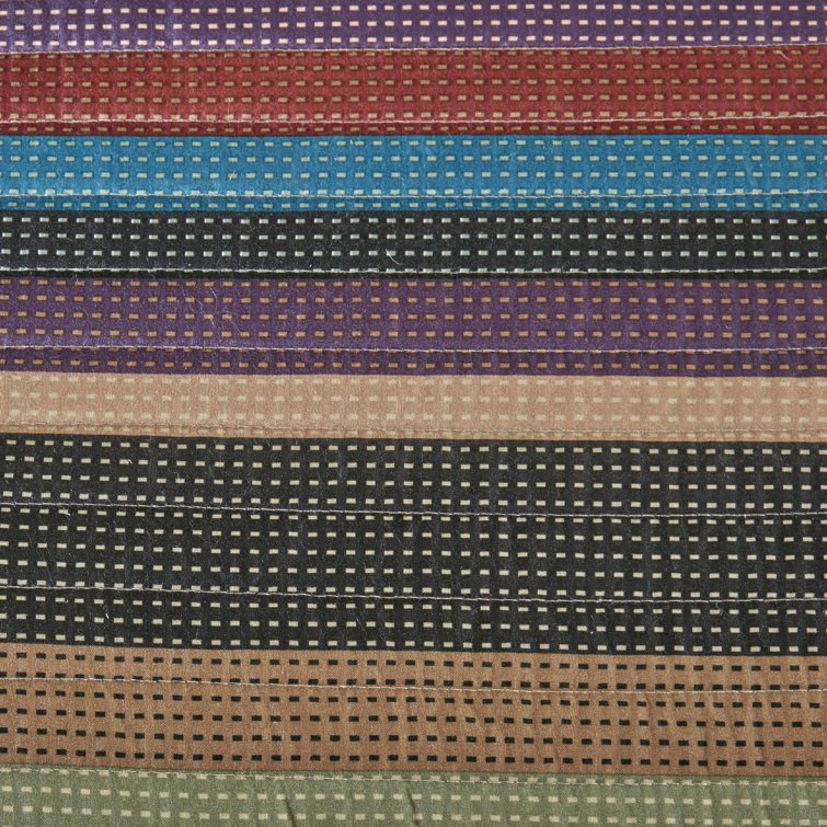 Yosemite Quilted Daybed Cover Set in Purple Teal, 75in x 39in