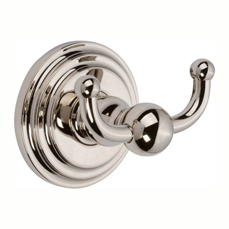 Chelsea Polished Nickel Double Robe Hook