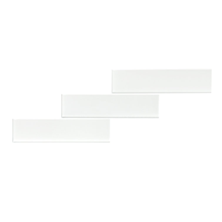 Super White Glass Subway Wall Tile for Kitchen and Bathroom
