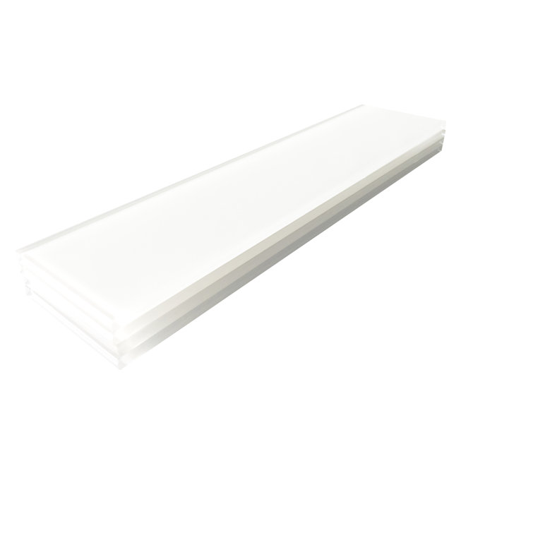 Super White Glass Subway Wall Tile for Kitchen and Bathroom