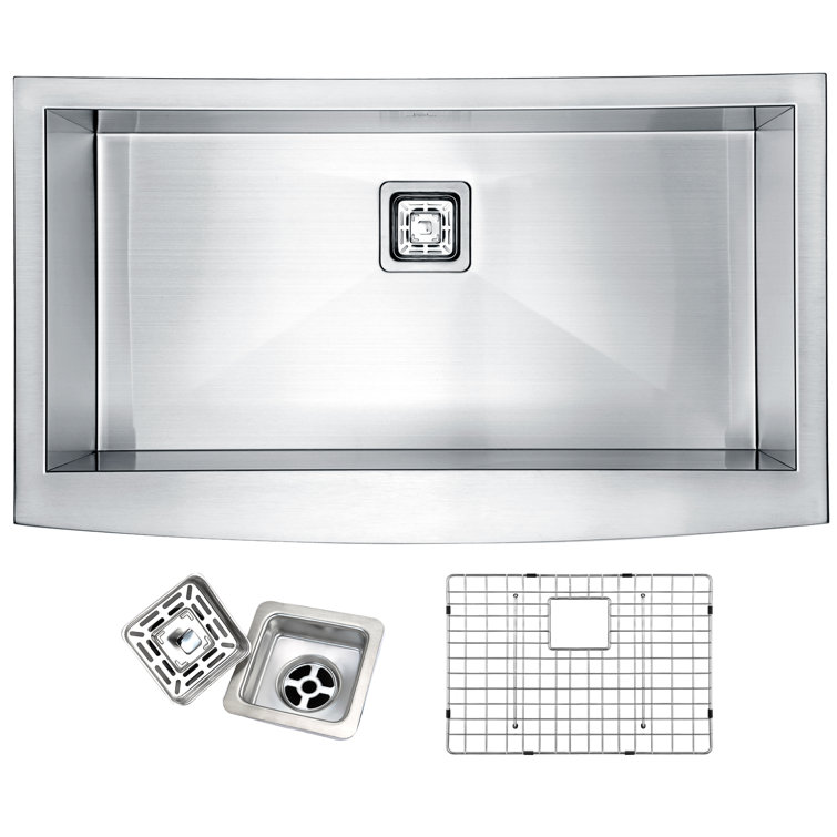 Elysian 36'' Stainless Steel Farmhouse Kitchen Sink