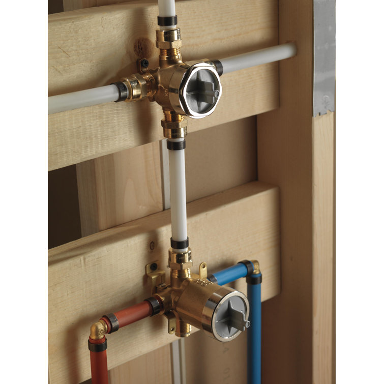 Delta Brass 3- and 6-Setting Diverter Rough-In Kit
