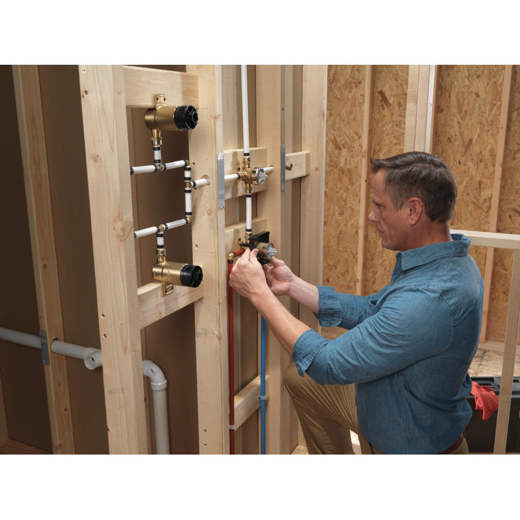 Delta Brass 3- and 6-Setting Diverter Rough-In Kit