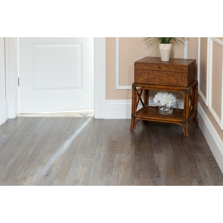 Sterling Silver Spruce Self-Adhesive Vinyl Plank Flooring 6" x 36"