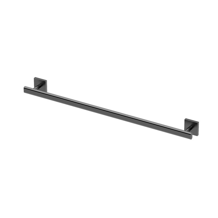 Matte Black 32-Inch Wall Mounted Towel Bar