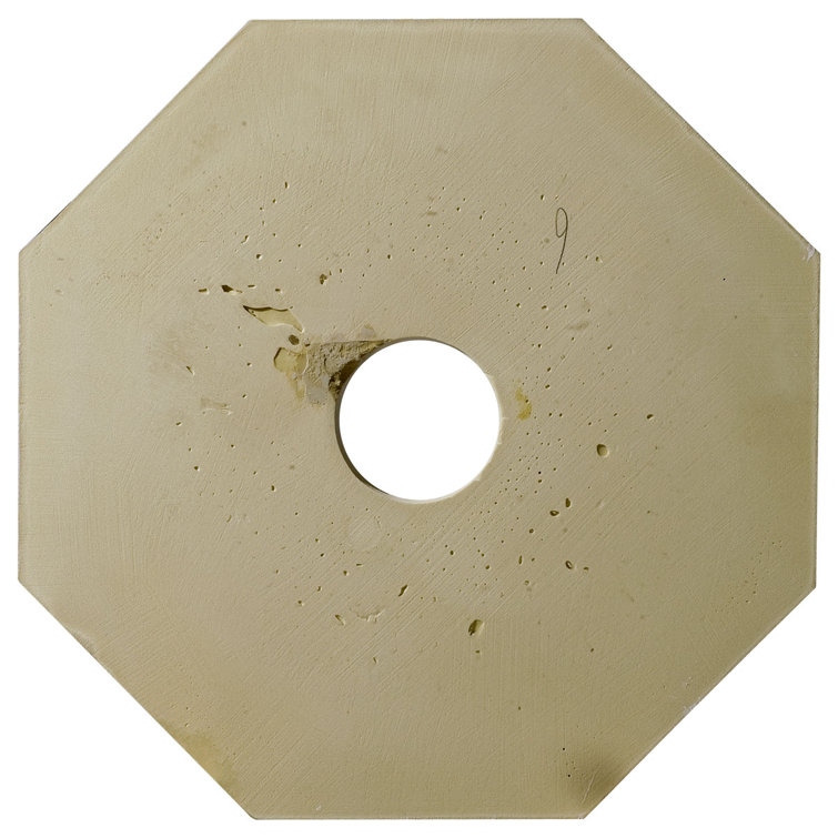 Primed Gray Polyurethane Nottingham Ceiling Medallion, 18 inches