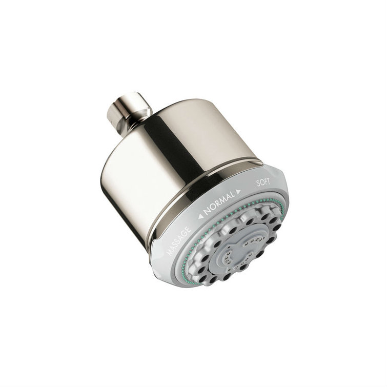 Polished Nickel Wall Mounted Multi-Function Shower Head