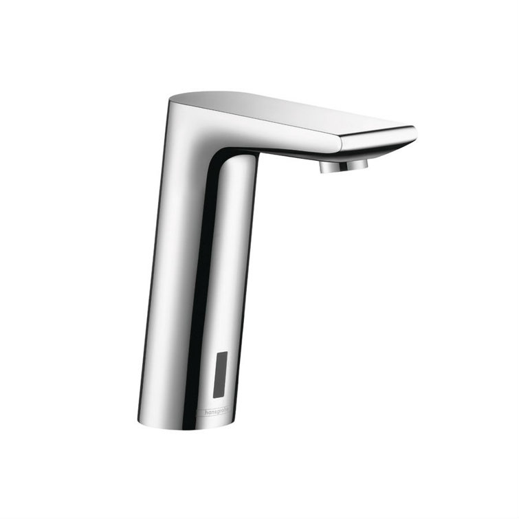 Chrome Brass Single Hole Commercial Bathroom Faucet
