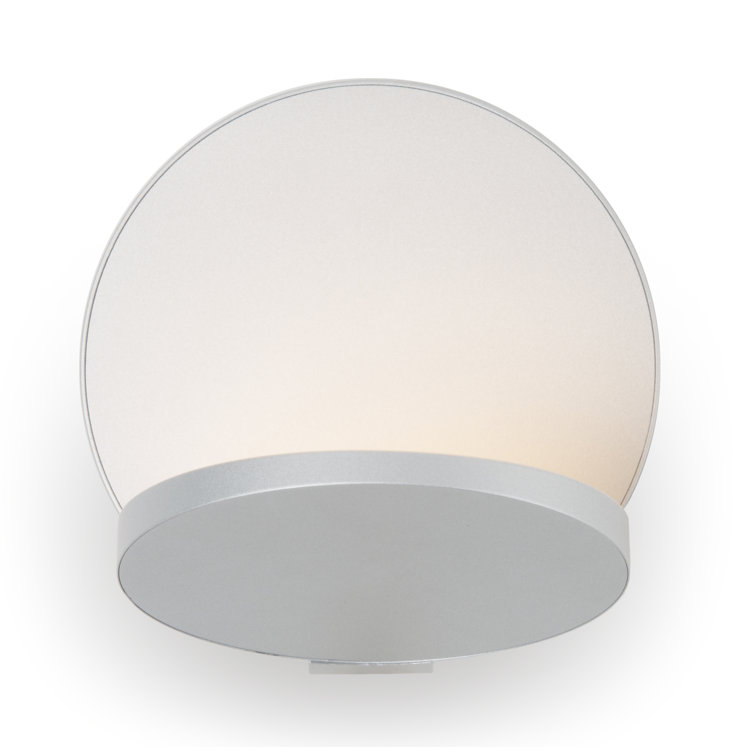 Silver White Dimmable LED Wall Sconce