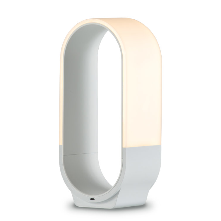Soft White Cordless Arc LED Outdoor Table Lamp