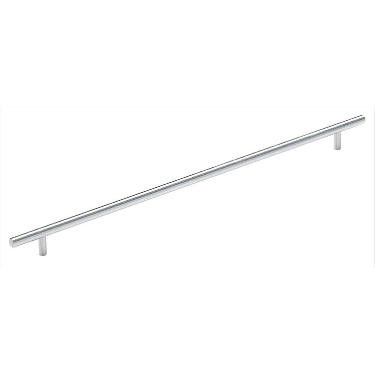 Sterling Nickel 18-7/8 Inch Modern Bar Pull with Mounting Hardware