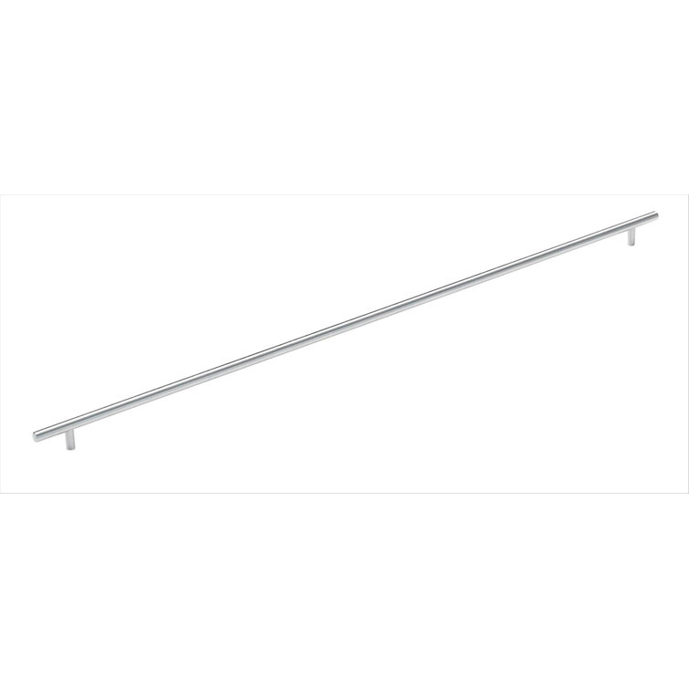 Sterling Nickel 18-7/8 Inch Modern Bar Pull with Mounting Hardware