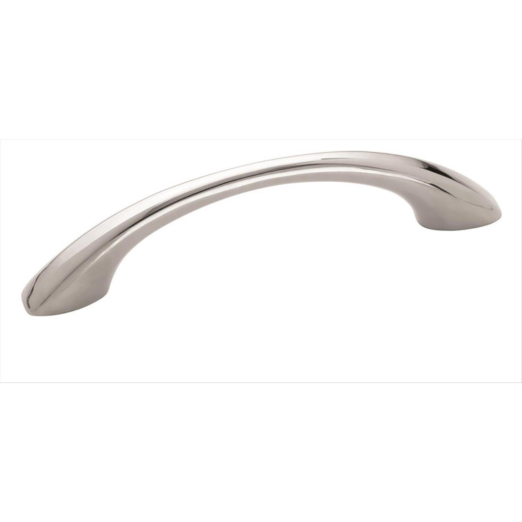 Polished Chrome 3-3/4 Inch Modern Cabinet Pull