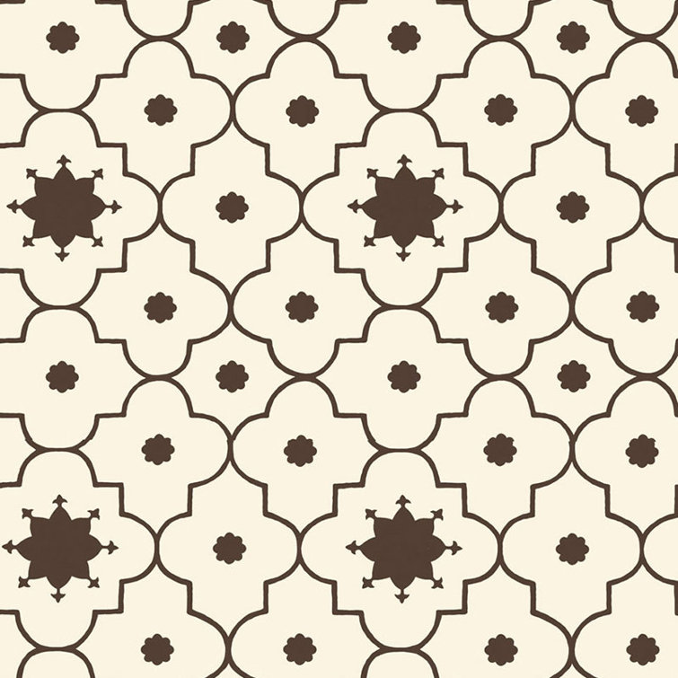 Taj Trellis Sepia Ethnic Print Wallpaper