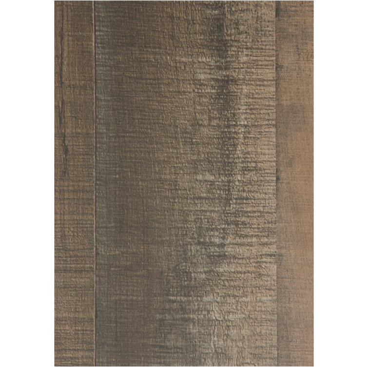 Rustic Brown 104.5'' Transitional Media Center with Metal Accents