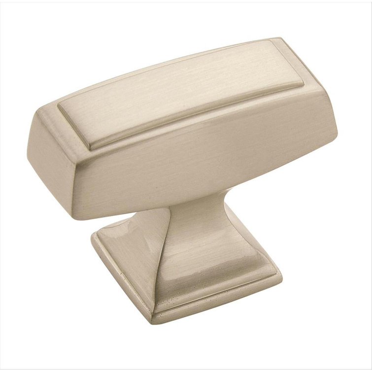 1-1/4 Inch Satin Nickel Rectangular T-Handle Knob