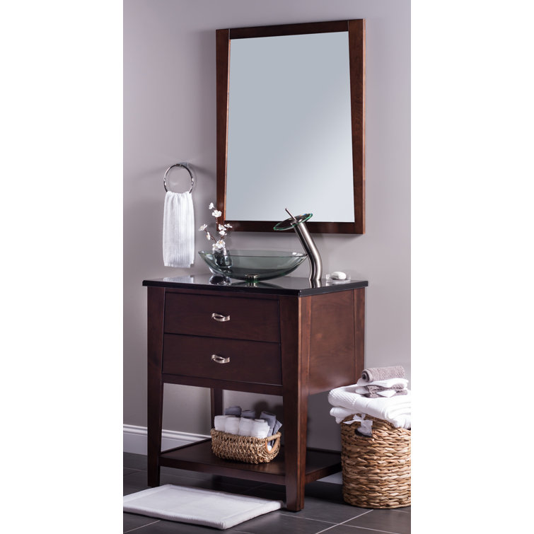 Clear Oval Glass Above-Counter Vessel Sink