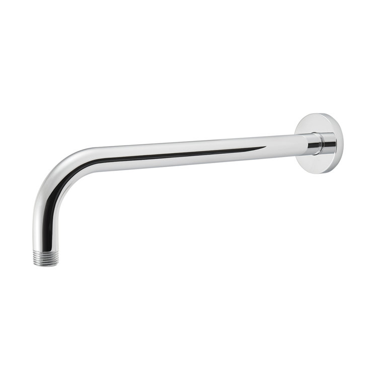12-Inch Polished Chrome Wall-Mounted Shower Arm