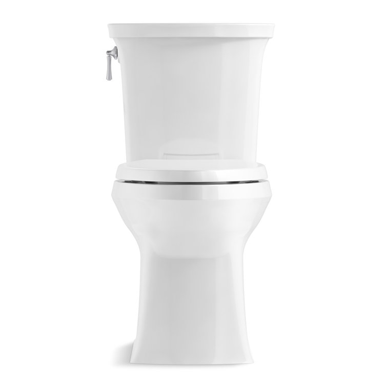 White High Efficiency Elongated Two-Piece Toilet